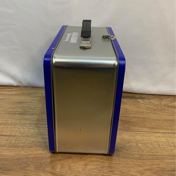 𝅺3 Speed brewery metal lunch pail. Blue/silver. Used condition. - Picture 2 of 9